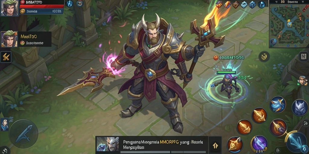 Tampilan gameplay BOBATOTO dengan dunia fantasi yang menakjubkan.