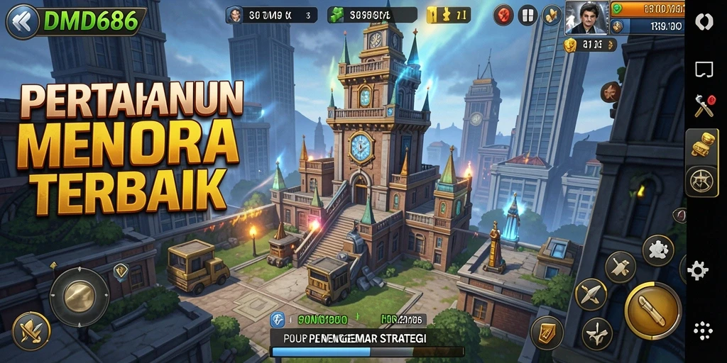 Gameplay seru Tower Defense dengan menara strategis.
