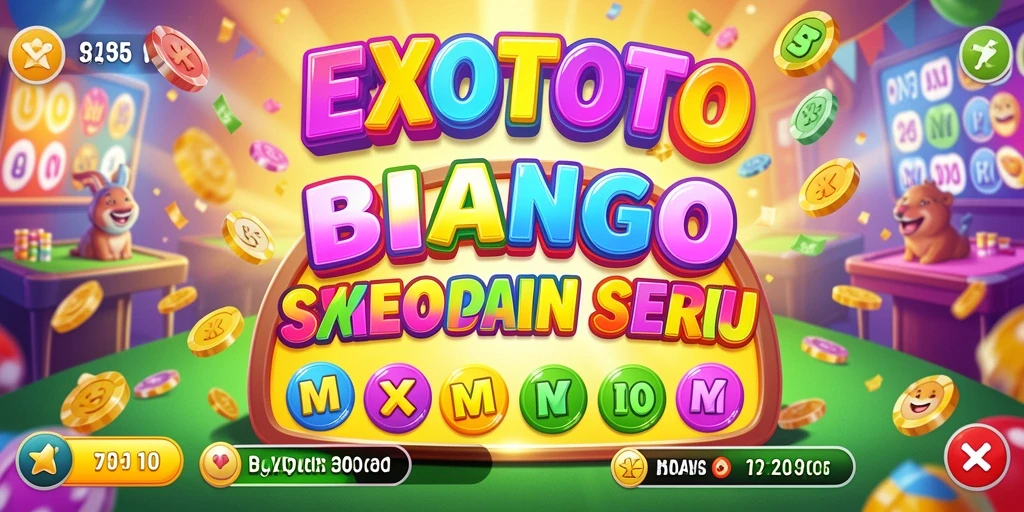 Tampilan gameplay menarik dari EXOTOTO saat bermain Bingo.