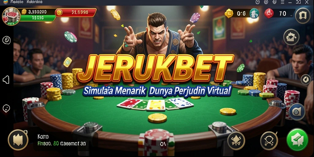 Screenshot JERUKBET menunjukkan gameplay seru dalam dunia perjudian virtual.