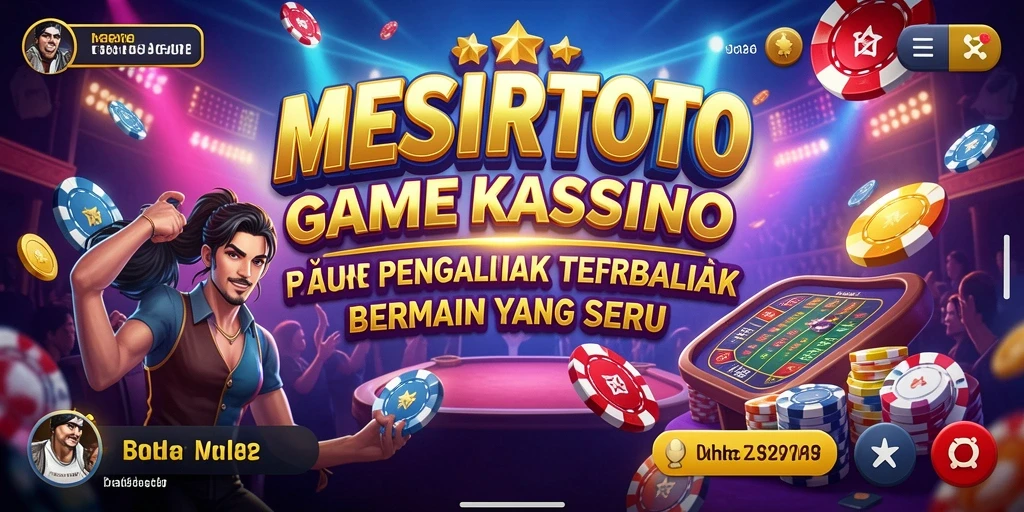 Tampilan screenshot MESIRTOTO menampilkan gameplay kasino yang mendebarkan.
