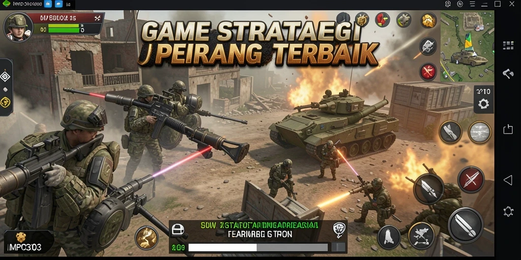 Tampilan screenshot gameplay SLG MPO303 yang epik dan mendebarkan.