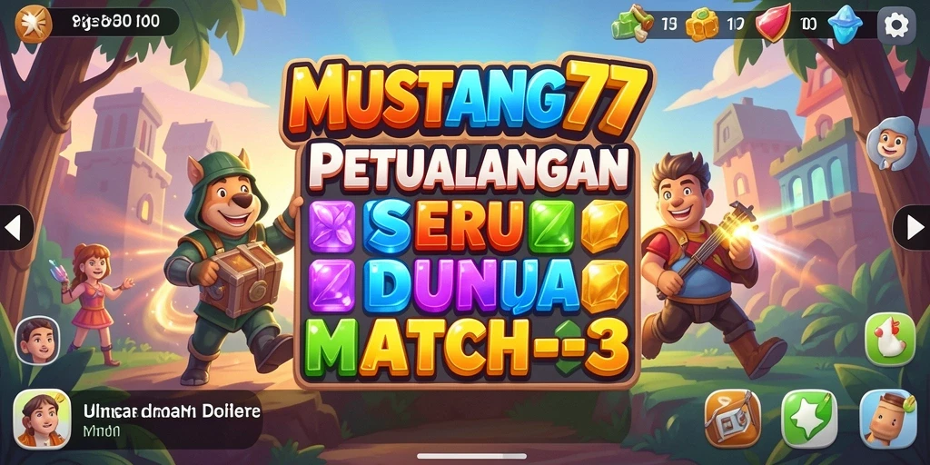 Tangkapan layar gameplay seru dari MUSTANG77.