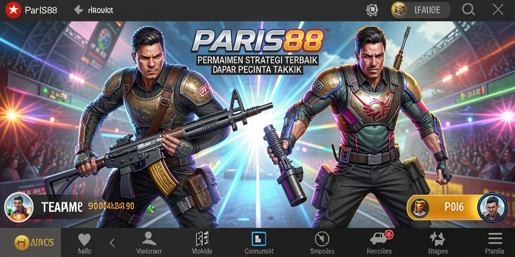 Tampilan gameplay strategis PARIS88 yang mendebarkan dan penuh tantangan.