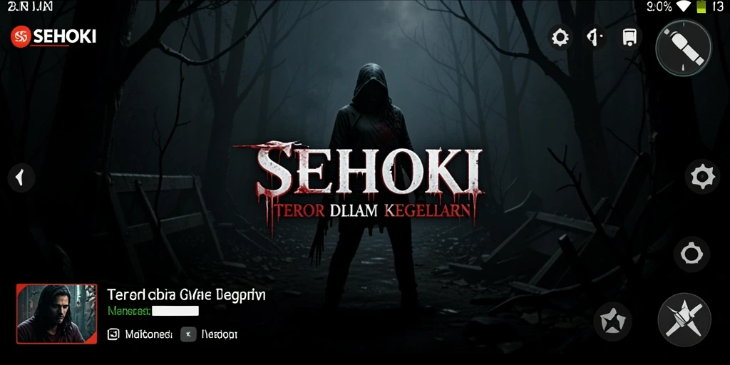 Tangkapan layar menunjukkan momen mencekam dalam gameplay SEHOKI.