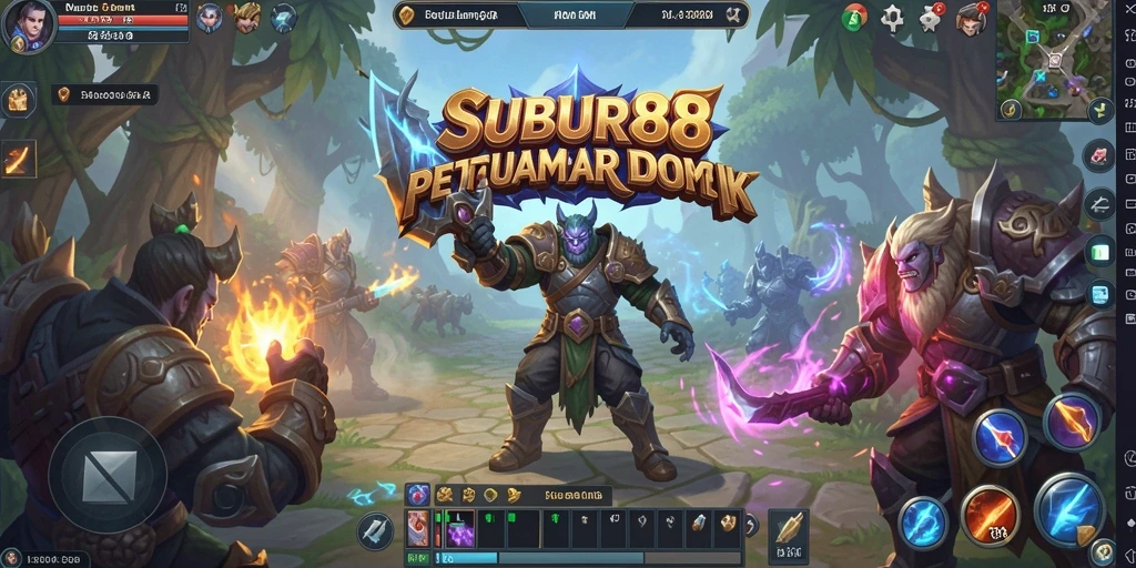 Tampilan gameplay seru SUBUR88 di dunia MMORPG.
