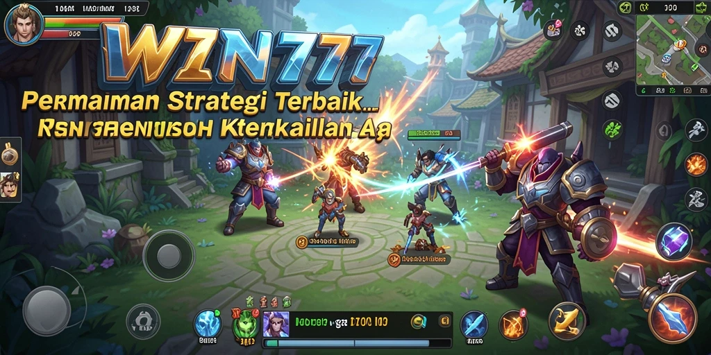 Tangkapan layar gameplay menunjukkan aksi strategi mendebarkan di WIN777.